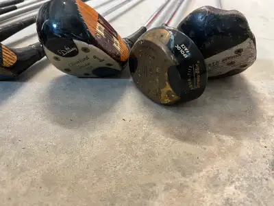 Golf Clubs Right Handed. 9 in total. Selling as a lot. $50 for them all.