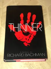 Stephen King Thinner 1st Edition $12.95 NAL Richard Bachman HC
