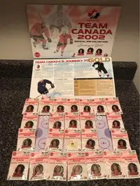 2002 Toronto Sun Olympic Team Canada Hockey Pin Collection - NIP