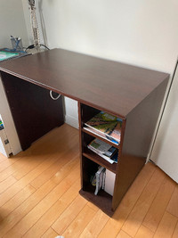 Desk, brown, 90x52 cm (Ikea Borgsjo)