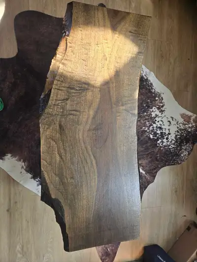 Hand Crafted walnut live edge Coffee table, View more
