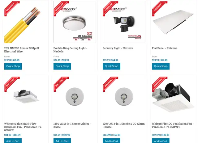 LED pot light, fans, smoke alarm, 14/2 wire, Siemens breakers in Electrical in Strathcona County - Image 4