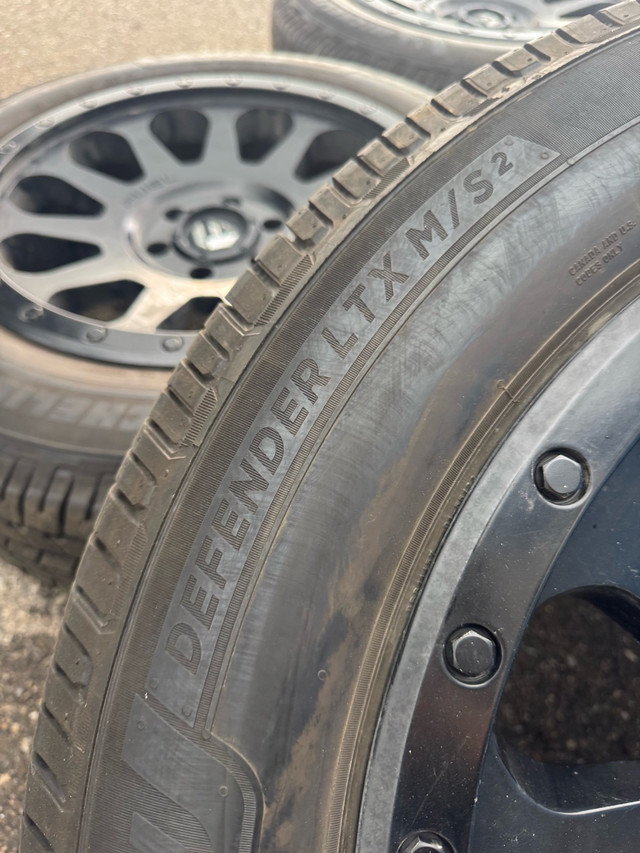 Fuel Vector 20” Matte Black Rims& Michelin Defender Tires 245/60 in Tires & Rims in Calgary - Image 2