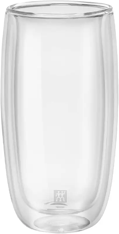 Henckel 4 Piece Latte Glass Set incl additional Espresso glass
