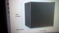 Black Single Refrigerator,  1.6