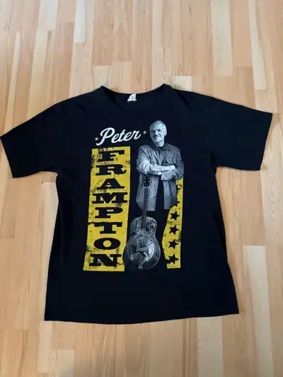 Peter Frampton Tour 2011 Black Short Sleeve T-Shirt Size Rock, View more