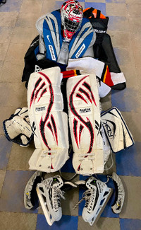 Lightly used Goalie equipment, full kit