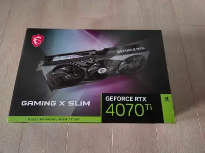 MSI Gaming X Slim RTX 4070Ti 12GB DDR6X, View more