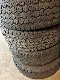 Full set winter tires Goodyear P255/75R17 full set firm $500 North Edmonton