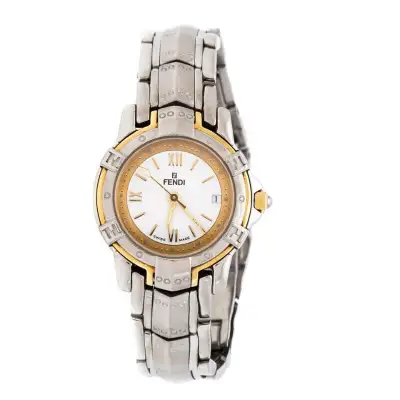 **Ladies Vintage stainless steel & gold  Fendi Orologi  Watch**, View more