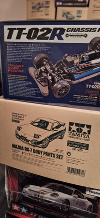 Tamiya tt02R chassis kit with fd mazda rx7 body