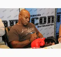 Mike Tyson Signed Glove