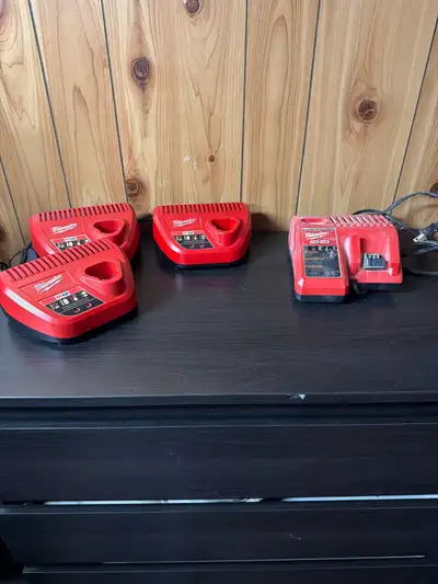 Milwaukee battery chargers, View more