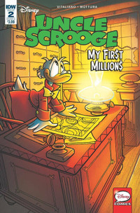 UNCLE SCROOGE MY FIRST MILLIONS #2  A 1ST PRINT 2018 IDW DISNEY