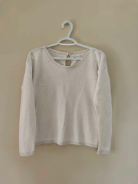 Pull blanc femme S