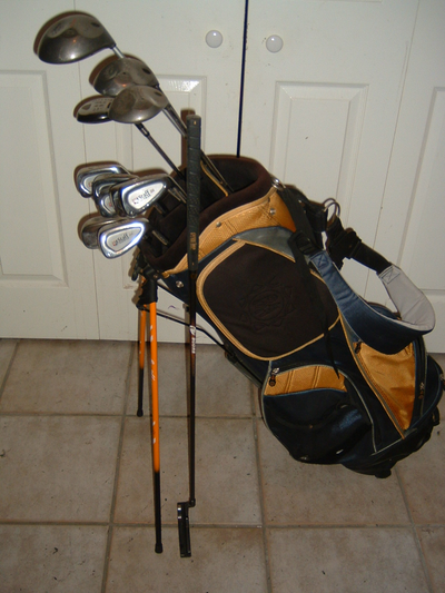 RT MEN 14 PC WILSON STAFF/CALLAWAY DRIVERS  STEEL GOLF CLUBS SET, View more