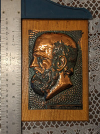 Plaque en cuivre d'Hippocrate - Hippocrates copper plates