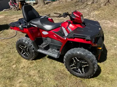 2015 Polaris sportsman 570 esp sp touring edition with plow and wench. Great condition, needs nothin...