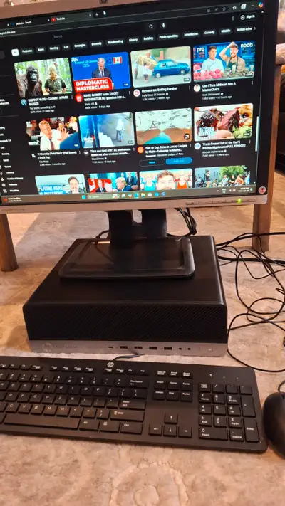 HP Elitedesk 800 G3 small form desktop, View more