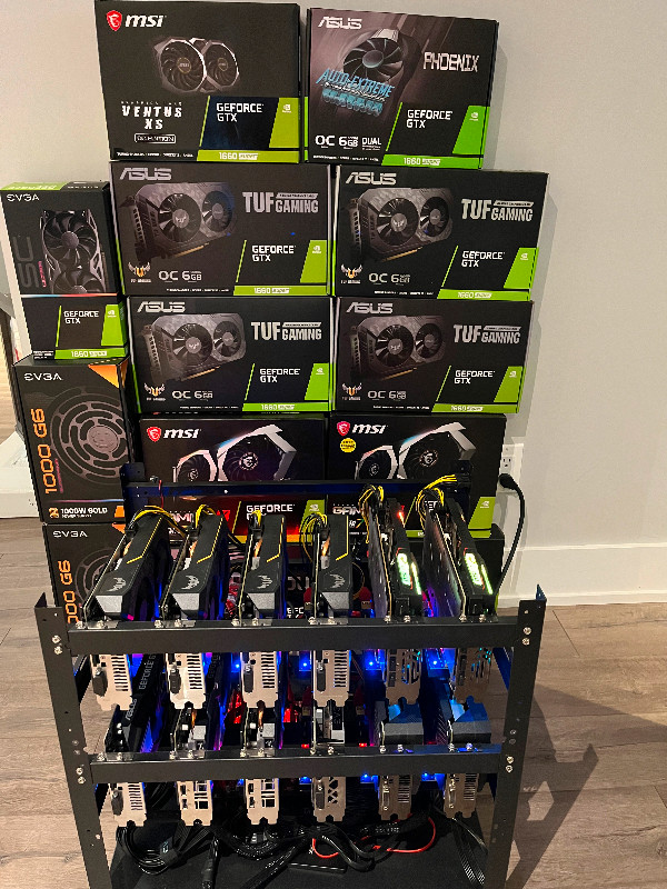 High End Mining Rig - (up to 12 Graphics cards) in Other in Ottawa