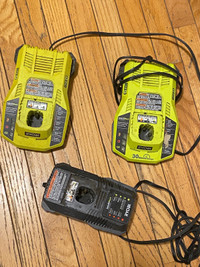 (3) Ryobi 40V Chargers (ALL DEFECTIVE)