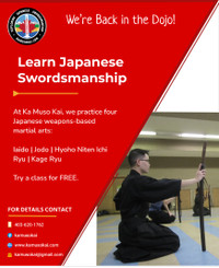 Learn Japanese Swordsmanship!