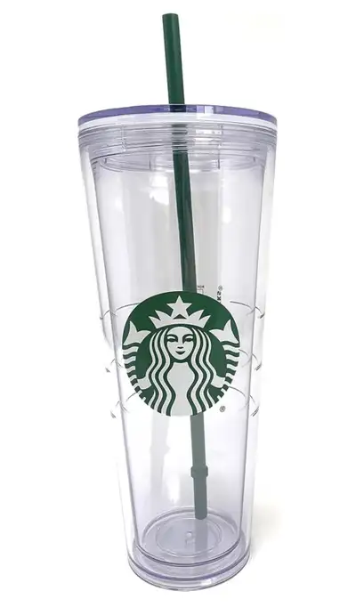 Starbucks Cold Cup Clear Venti 24 oz Tumbler, View more