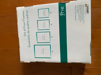 BRAND NEW picture frames set of 4, View more