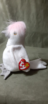 Ty Beanie Baby Kuku The Cockatoo Bird Mint With Mint tags