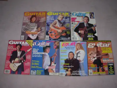 Lot Of (7) - Guitar World, Guitar Player, Guitar - Magazines, View more