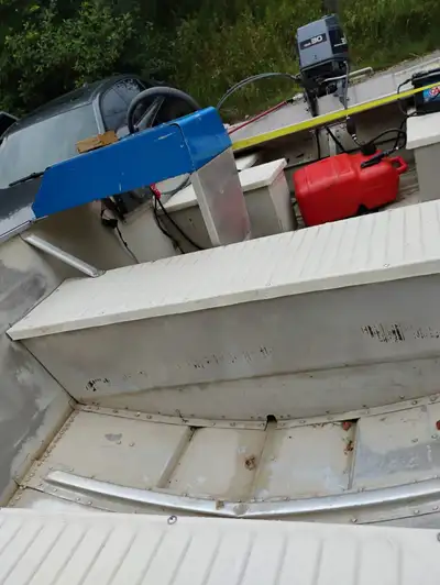 2001 PrinceCraft boat engine and trailer. 30 HP Yamaha. Asking $3500.