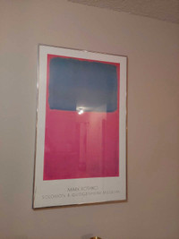 Mark Rothko print with frames