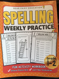 Spelling Weekly Practice Grade 1
