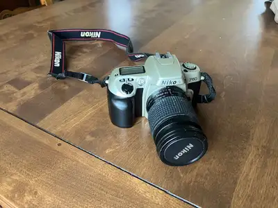 Nikon F60 film camera, View more