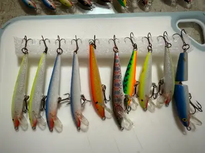 Rapala F9 & F7 Original Floating Balsa - 3 1/2"- 10pcs - Asstd, View more