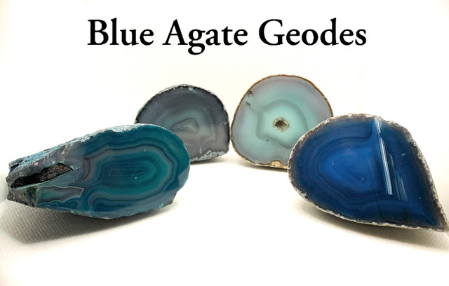 Polished blue agates! The most beautiful shimmering blues, ever! in Arts & Collectibles in Oakville / Halton Region