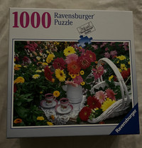 Ravensburger 1000pc puzzle: Flowery Tea Party
