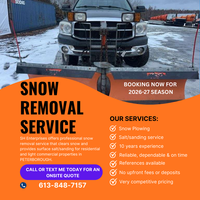 SNOW SERVICES - Plowing - Sanding/Salting605944065211115522