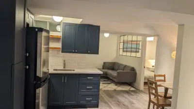 MONTHLY RENT: $1650.00 RECENTLY RENOVATED & FURNISHED* 1 BEDROOM BASEMENT APARTMENT WITH SEPARATE EN...