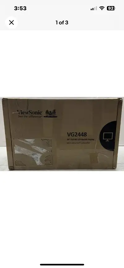 ViewSonic 24inc monitor, View more
