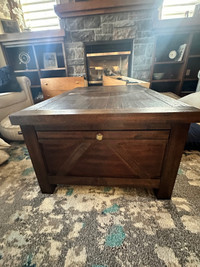 Ashley coffee table and two side tables 
