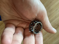 Chrome hearts cemetery ring. 925 silver size 10
