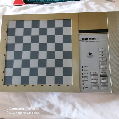 Radio Shack Tandy Scisys 1850 Deluxe Table Chess Garry Kasparov, View more