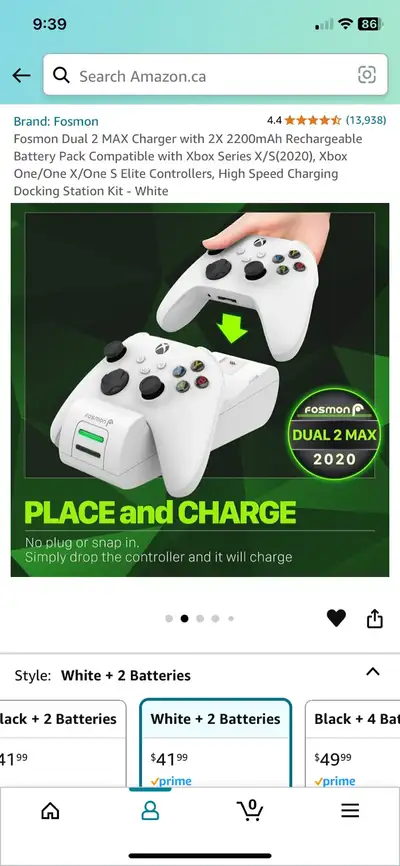 Xbox  Controller charger, View more