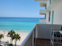 1/1.5 Beachfront unit in Hallandale Bch, FL furnished & equipped