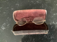 Antique Glasses and Case