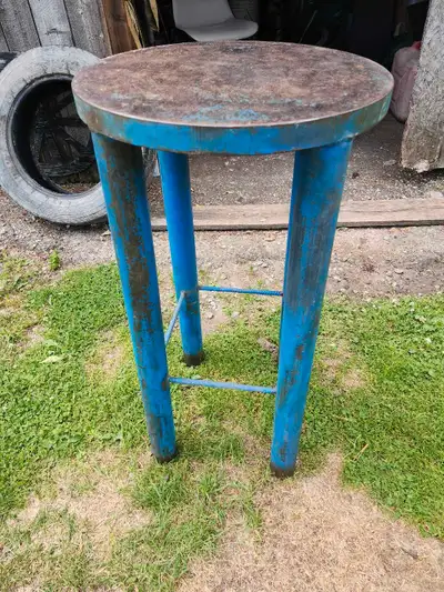 Nice heavy duty stool, table or whatever you need it for. I was going to use it as an anvil. Very so...