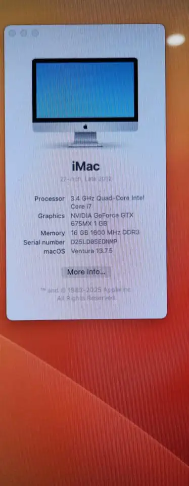 iMac 2013, 27inch 2K, HDD 1Tb, included SSD 256, View more