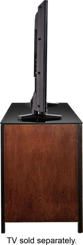 INSIGNIA: 54" MOCHA WOOD, METAL and GLASS FINISH TV STAND in Video & TV Accessories in Burnaby/New Westminster - Image 3