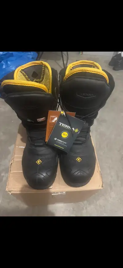 Brand new CSA approved work boots for only $130, View more